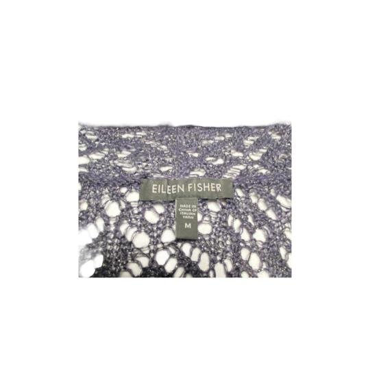 Linen Metallic Open Front Cardigan Navy Blue