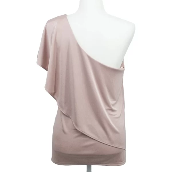 Cold Shoulder Top in Rose Draped by White House Black Market - Image 3
