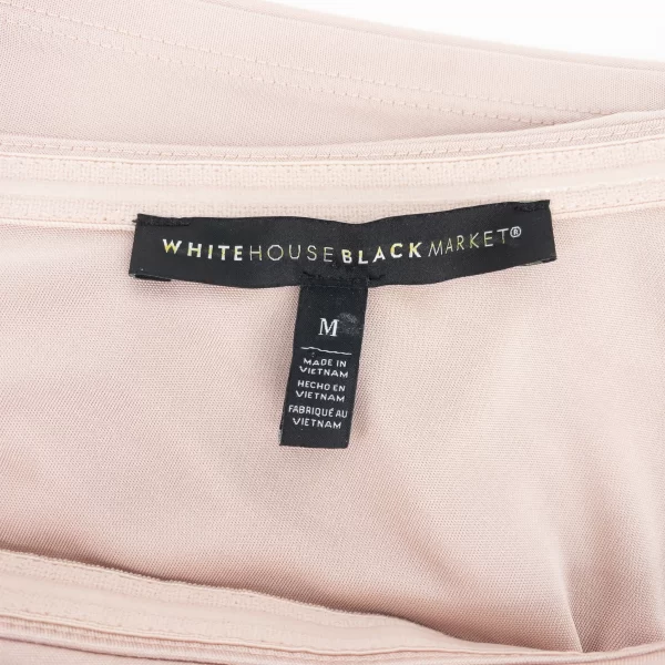 Cold Shoulder Top in Rose Draped by White House Black Market - Image 11