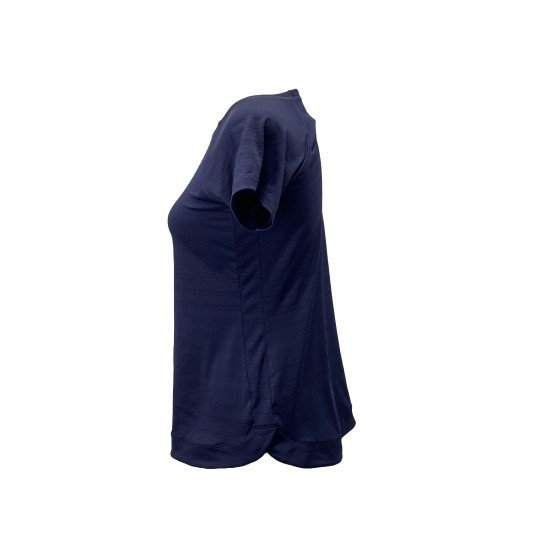 Talbots Cool Slub Active Tee Blue Petite P UPF 50+ - Image 4