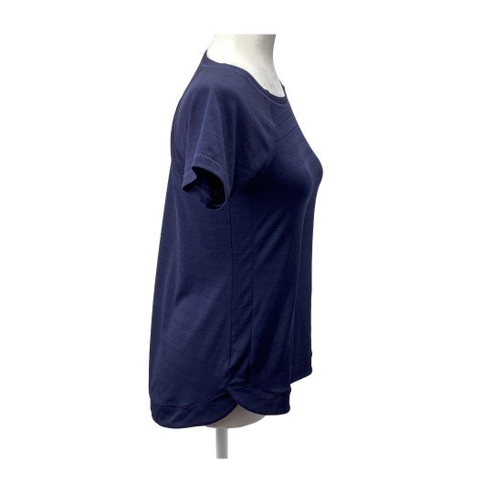Talbots Cool Slub Active Tee Blue Petite P UPF 50+ - Image 2