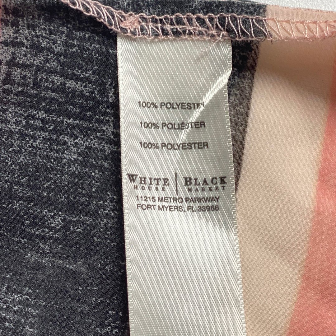 White House Black Market Women XS Fields of Color Sheer Blouse Cami, Preowned - Image 6