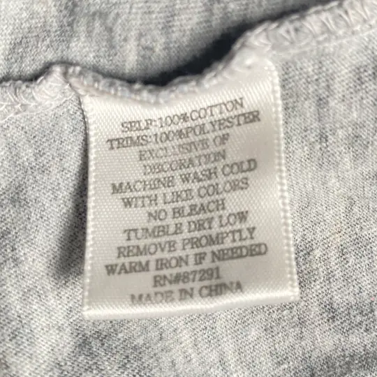 Johnny Was Embroidered Top Gray Floral Boho Tee M - Image 13